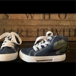 Toddler Dinosaur high top sneakers